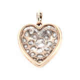 Victorian Diamond Heart Pendant-Charlotte Sayers Antique Jewellery