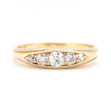 Victorian Diamond Line Ring-Charlotte Sayers Antique Jewellery