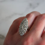 Victorian Diamond Marquise Ring-Charlotte Sayers Antique Jewellery