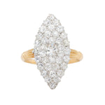 Victorian Diamond Marquise Ring-Charlotte Sayers Antique Jewellery