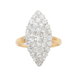 Victorian Diamond Marquise Ring-Charlotte Sayers Antique Jewellery