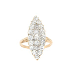 Victorian Diamond Marquise Ring-Charlotte Sayers Antique Jewellery