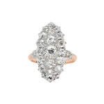 Victorian Diamond Marquise Ring-Charlotte Sayers Antique Jewellery