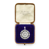 Victorian Diamond Pendant / Brooch-Charlotte Sayers Antique Jewellery