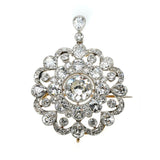 Victorian Diamond Pendant / Brooch-Charlotte Sayers Antique Jewellery