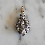 Victorian Diamond Pendant-Charlotte Sayers Antique Jewellery