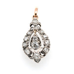 Victorian Diamond Pendant-Charlotte Sayers Antique Jewellery