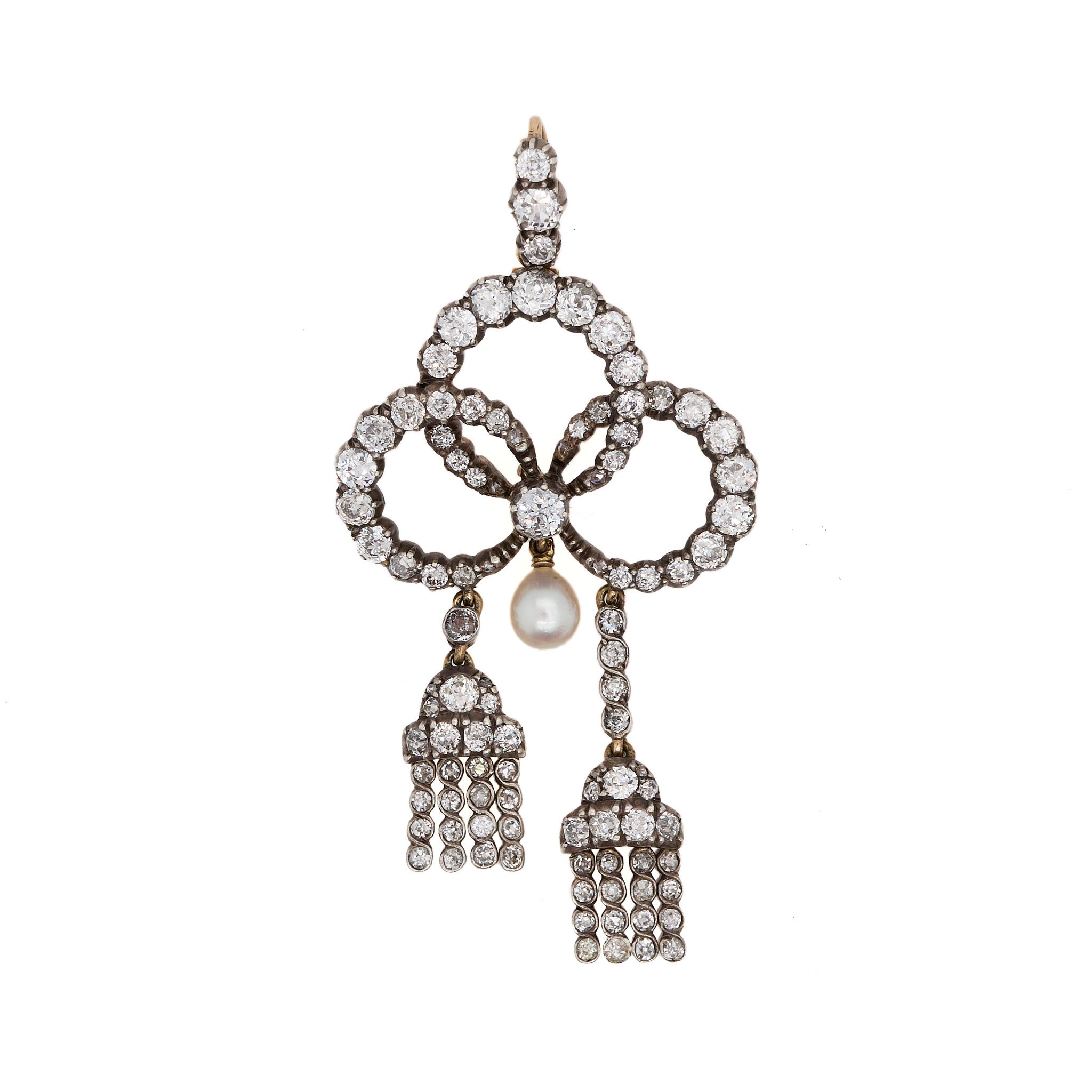 Victorian Diamond Pendant-Charlotte Sayers Antique Jewellery