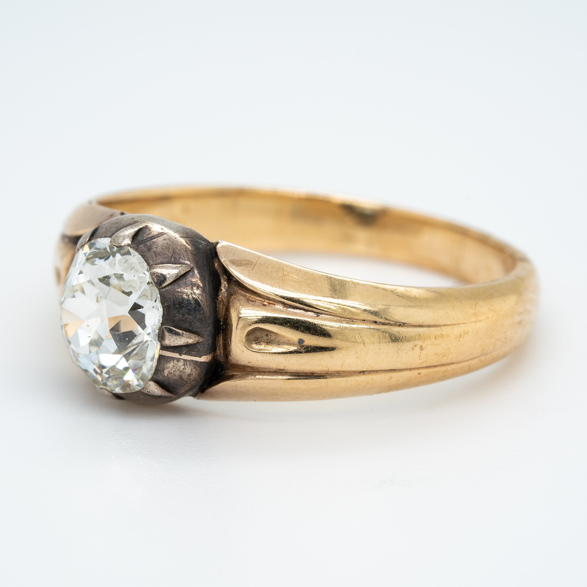 Victorian Diamond Ring-Charlotte Sayers Antique Jewellery