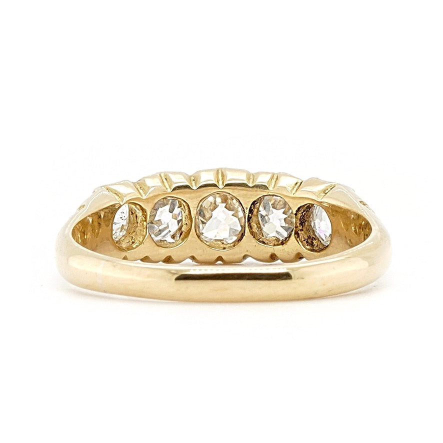 Victorian Diamond Ring-Charlotte Sayers Antique Jewellery