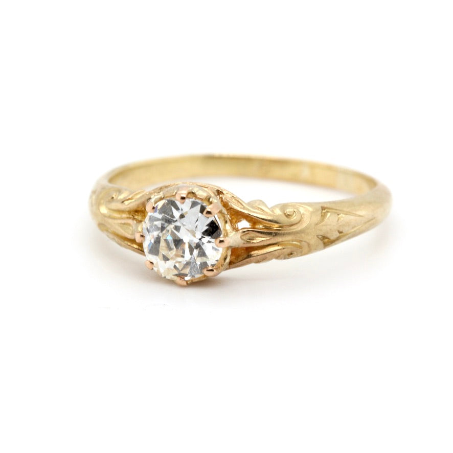 Victorian Diamond Ring-Charlotte Sayers Antique Jewellery