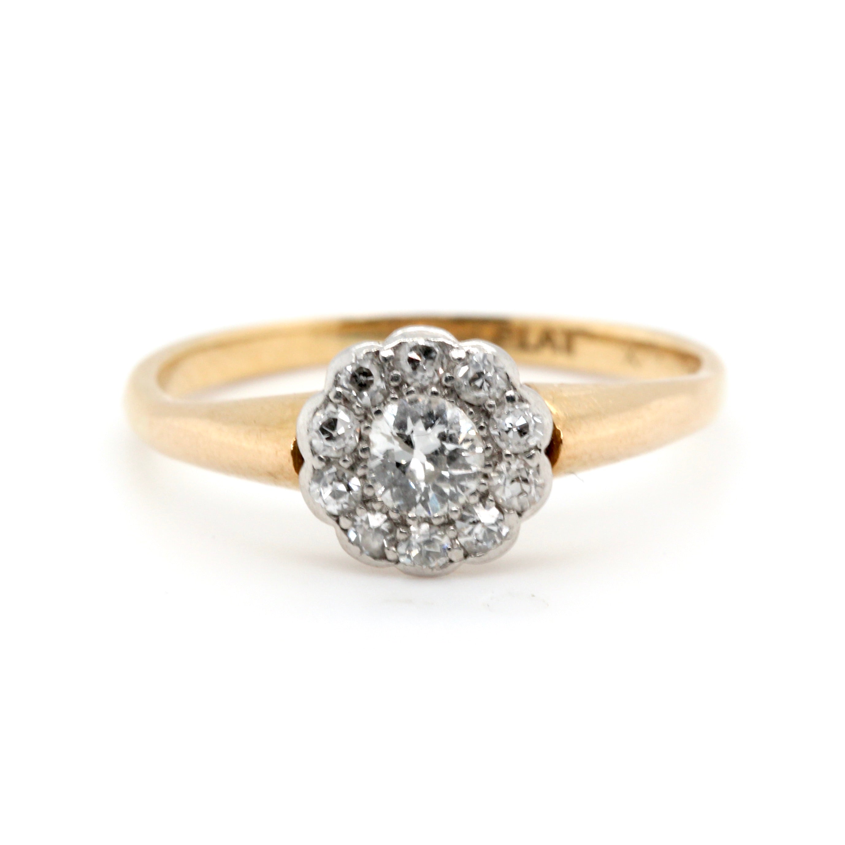 Victorian Diamond Ring-Charlotte Sayers Antique Jewellery