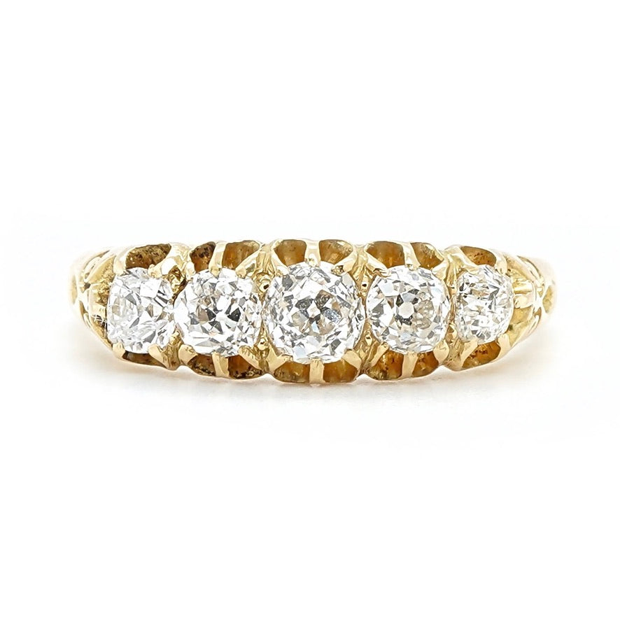 Victorian Diamond Ring-Charlotte Sayers Antique Jewellery