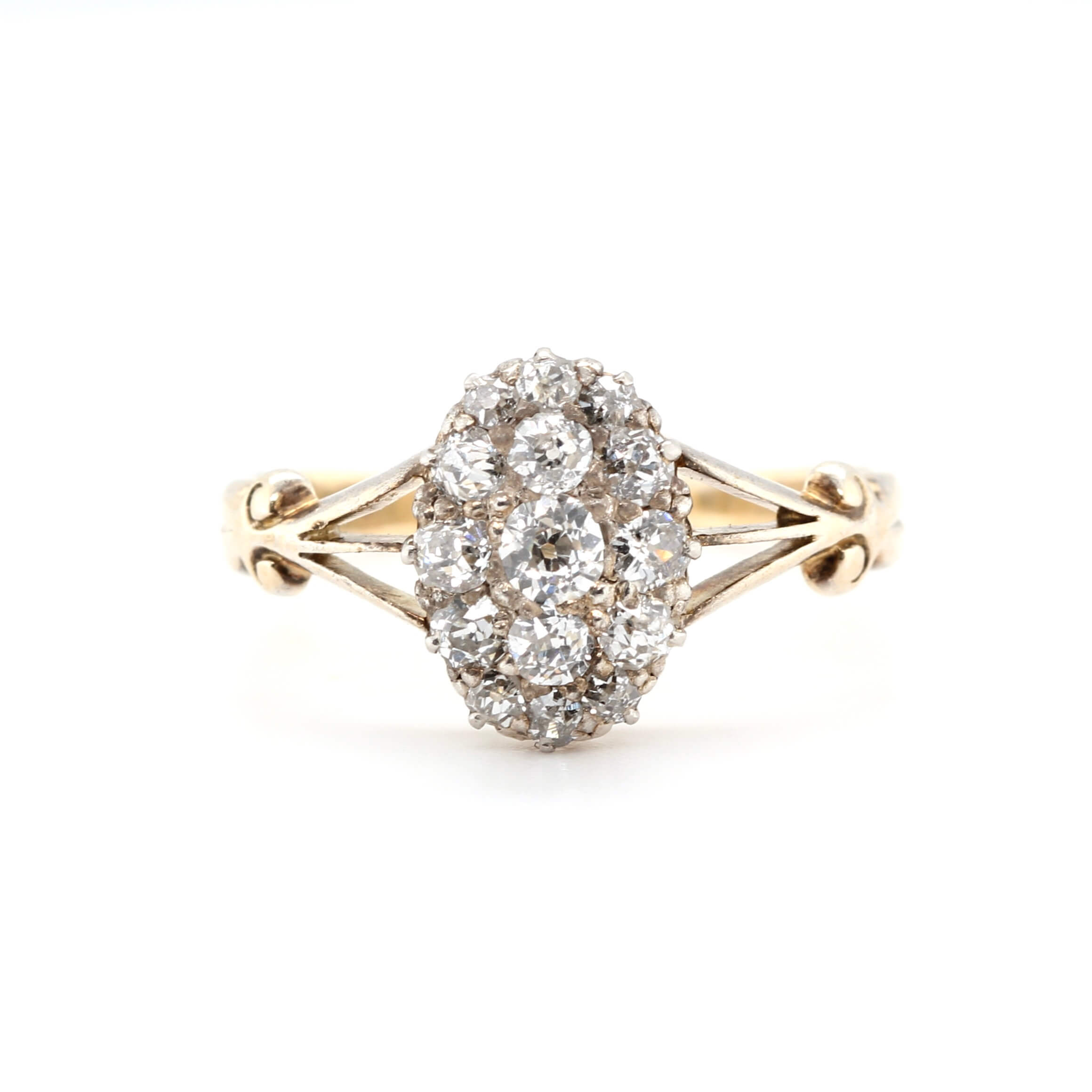 Victorian Diamond Ring-Charlotte Sayers Antique Jewellery