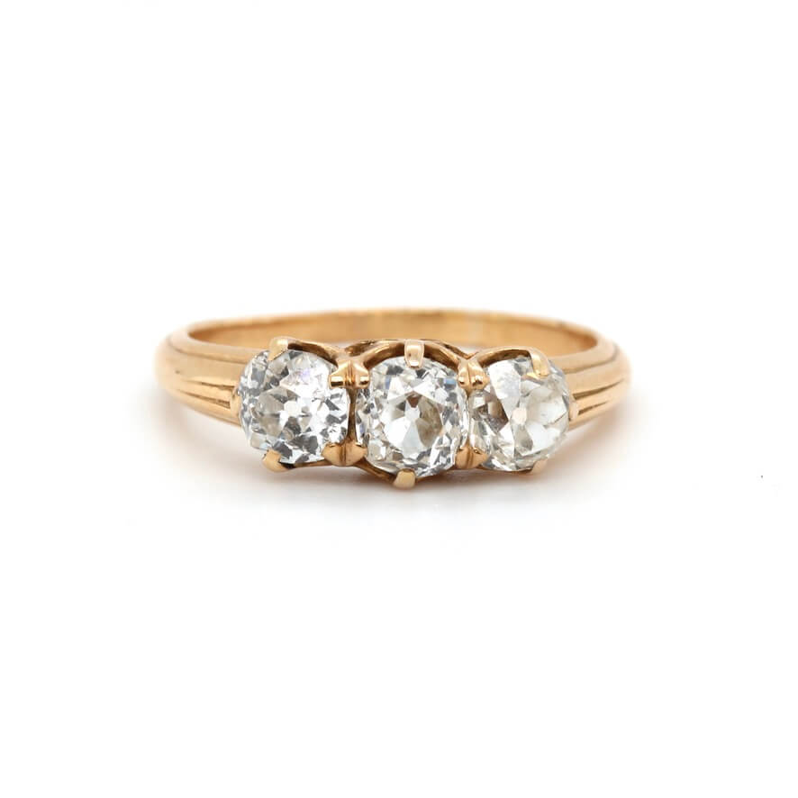 Victorian Diamond Ring-Charlotte Sayers Antique Jewellery