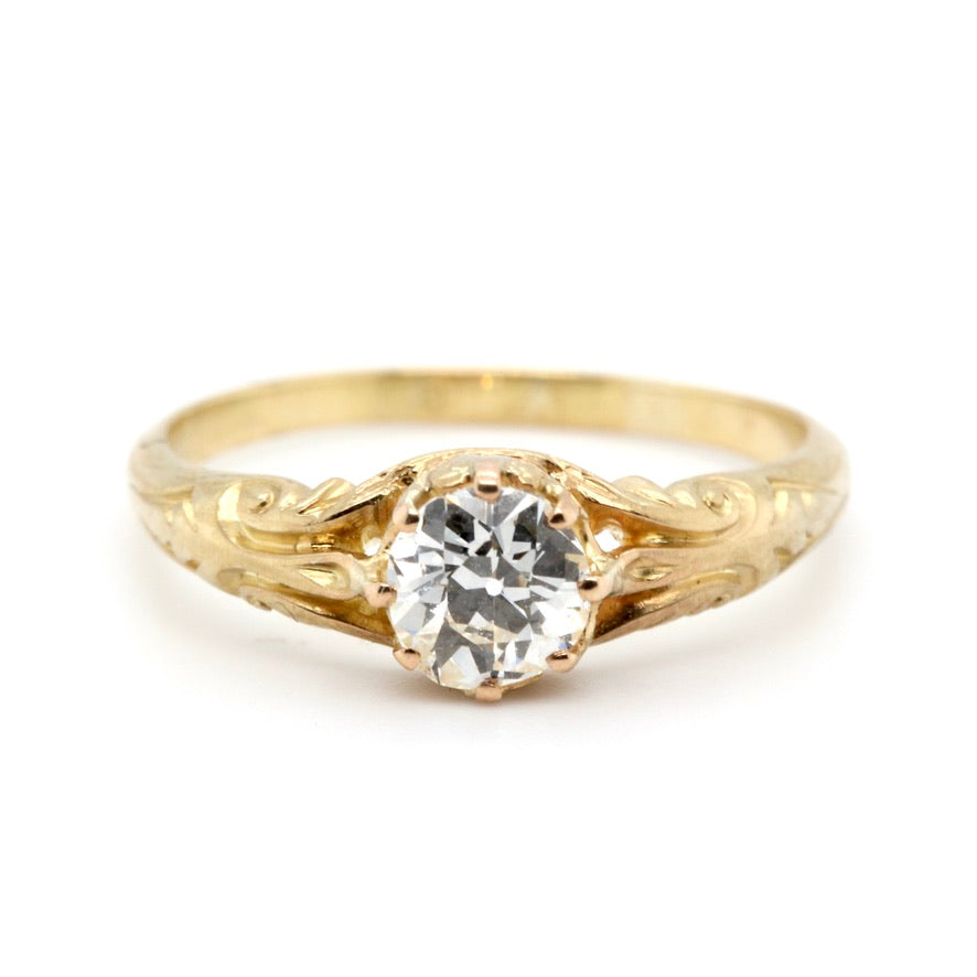 Victorian Diamond Ring-Charlotte Sayers Antique Jewellery