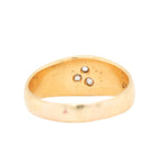 Victorian Diamond Shamrock / Clover Gypsy Ring-Charlotte Sayers Antique Jewellery