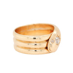 Victorian Diamond Snake Ring-Charlotte Sayers Antique Jewellery