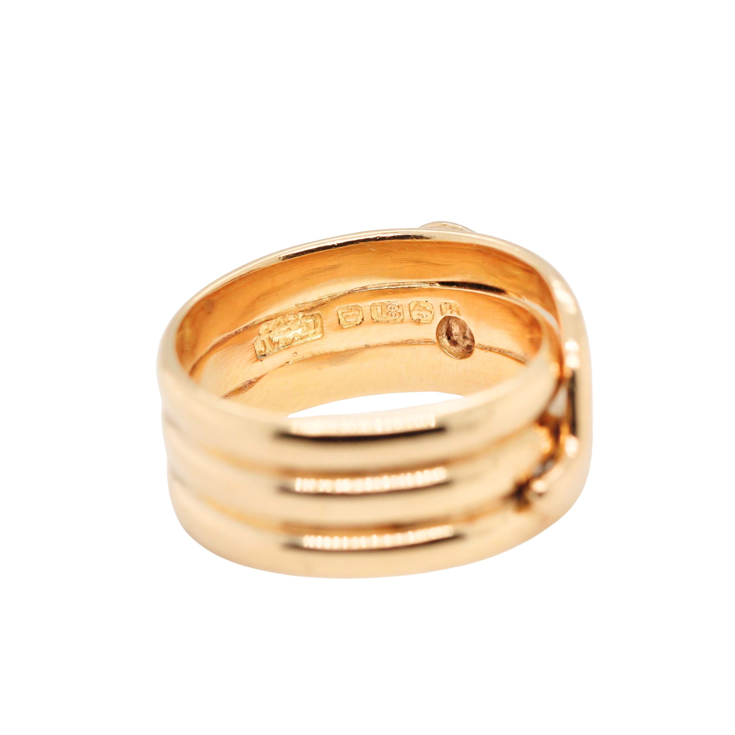 Victorian Diamond Snake Ring-Charlotte Sayers Antique Jewellery