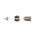 Victorian Diamond Star & Arrow Brooch-Charlotte Sayers Antique Jewellery