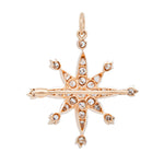 Victorian Diamond Star Brooch-Charlotte Sayers Antique Jewellery