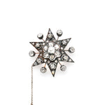 Victorian Diamond Star Brooch-Charlotte Sayers Antique Jewellery