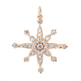 Victorian Diamond Star Brooch-Charlotte Sayers Antique Jewellery