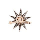 Victorian Diamond Star Brooch / Hair Piece-Charlotte Sayers Antique Jewellery