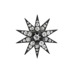Victorian Diamond Star Brooch / Hair Piece-Charlotte Sayers Antique Jewellery
