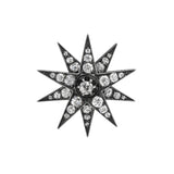 Victorian Diamond Star Brooch / Hair Piece-Charlotte Sayers Antique Jewellery