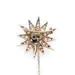 Victorian Diamond Star Brooch / Pendant / Hairpiece-Charlotte Sayers Antique Jewellery