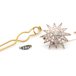 Victorian Diamond Star Brooch / Pendant / Hairpiece-Charlotte Sayers Antique Jewellery