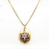 Victorian Diamond Star Locket-Charlotte Sayers Antique Jewellery