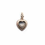 Victorian Diamond and Ruby Heart Locket Pendant-Charlotte Sayers Antique Jewellery
