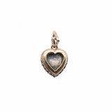 Victorian Diamond and Ruby Heart Locket Pendant-Charlotte Sayers Antique Jewellery