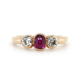 Victorian Diamond and Ruby Ring-Charlotte Sayers Antique Jewellery