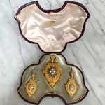 Victorian Earring & Pendant Suite-Charlotte Sayers Antique Jewellery