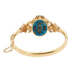 Victorian Egyptian Revival Scarab Bangle-Charlotte Sayers Antique Jewellery