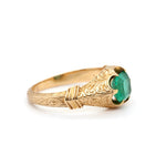 Victorian Emerald Ring-Charlotte Sayers Antique Jewellery