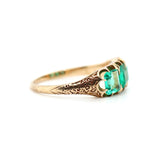 Victorian Emerald Ring-Charlotte Sayers Antique Jewellery