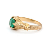 Victorian Emerald Ring-Charlotte Sayers Antique Jewellery