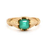 Victorian Emerald Ring-Charlotte Sayers Antique Jewellery