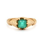 Victorian Emerald Ring-Charlotte Sayers Antique Jewellery