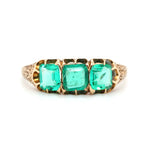 Victorian Emerald Ring-Charlotte Sayers Antique Jewellery