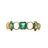 Victorian Emerald and Opal Ring-Charlotte Sayers Antique Jewellery