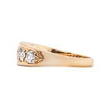 Victorian Five Stone Diamond and Gold Ring-Charlotte Sayers Antique Jewellery