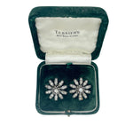 Victorian Flower Earrings-Charlotte Sayers Antique Jewellery