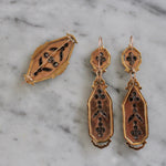 Victorian French Enamel and Diamond Suite-Charlotte Sayers Antique Jewellery