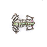 Victorian Frog Brooch-Charlotte Sayers Antique Jewellery