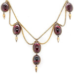 Victorian Garnet Necklace-Charlotte Sayers Antique Jewellery